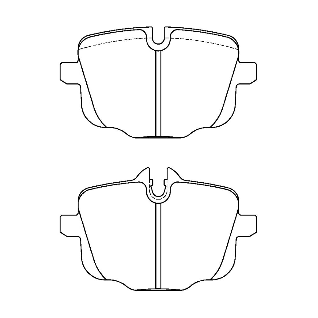 endless-eip217-brake-pads_3_e52213cb-1fae-419c-9f67-5a98b52918a4 Задние тормозные колодки ENDLESS EIP217CCDA для BMW M2 (G87) / M3 (G80) / M4 (G82) (углеродно-керамический) — изображение 1