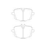 Задние тормозные колодки ENDLESS EIP217N39S для BMW M2 (G87) / M3 (G80) / M4 (G82)