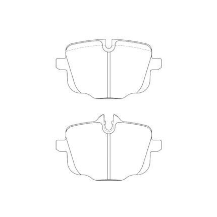 Задние тормозные колодки ENDLESS EIP217N39S для BMW M2 (G87) / M3 (G80) / M4 (G82)