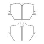 Задние тормозные колодки ENDLESS EP536MX72PL MX72PLUS Compound для TOYOTA GR Supra (A90), размер ротора 345x24