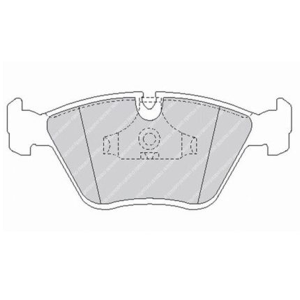Передние тормозные колодки FERODO FCP779R DS3000 для BMW M3 (E36/E46)/M5 (E34)