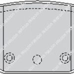 Задние тормозные колодки FERODO FCP1324H DS2500 для ABARTH 500C/595C/695C (312)