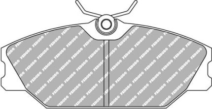 Передние тормозные колодки FERODO FCP406Z DSUNO для RENAULT Clio II 2.0i RS