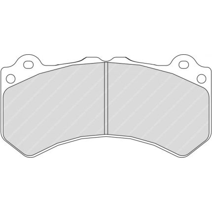 Передние тормозные колодки FERODO FDSR3106 DS Performance для NISSAN GT-R (R35)