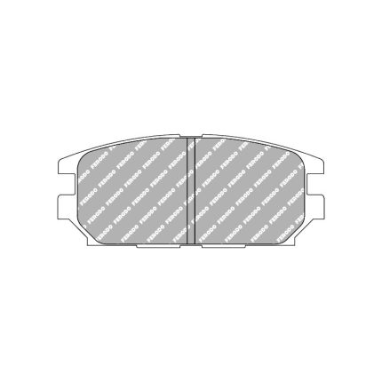 Задние тормозные колодки FERODO FCP1280R DS3000 для MITSUBISHI Lancer Evo VI/VII/Montero/Pajero