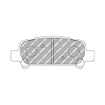 Задние тормозные колодки FERODO FCP1333H DS2500 для SUBARU Impreza (GC) / Legacy (BE / BH) / Outback (BL / BP)