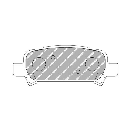 Задние тормозные колодки FERODO FCP1333H DS2500 для SUBARU Impreza (GC) / Legacy (BE / BH) / Outback (BL / BP)