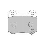Задние тормозные колодки FERODO FCP1562R DS3000 для SUBARU WRX STI (GG/GD/GR/GV)/MITSUBISHI EVO 5-9/NISSAN 350Z