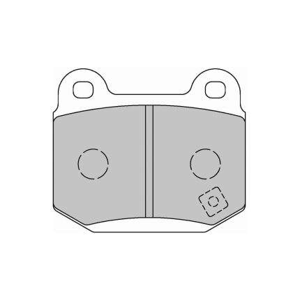 Задние тормозные колодки FERODO FCP1562W DS1.11 для SUBARU WRX STI (GR) / MITSUBISHI EVO 9 / NISSAN 350Z (Z33)