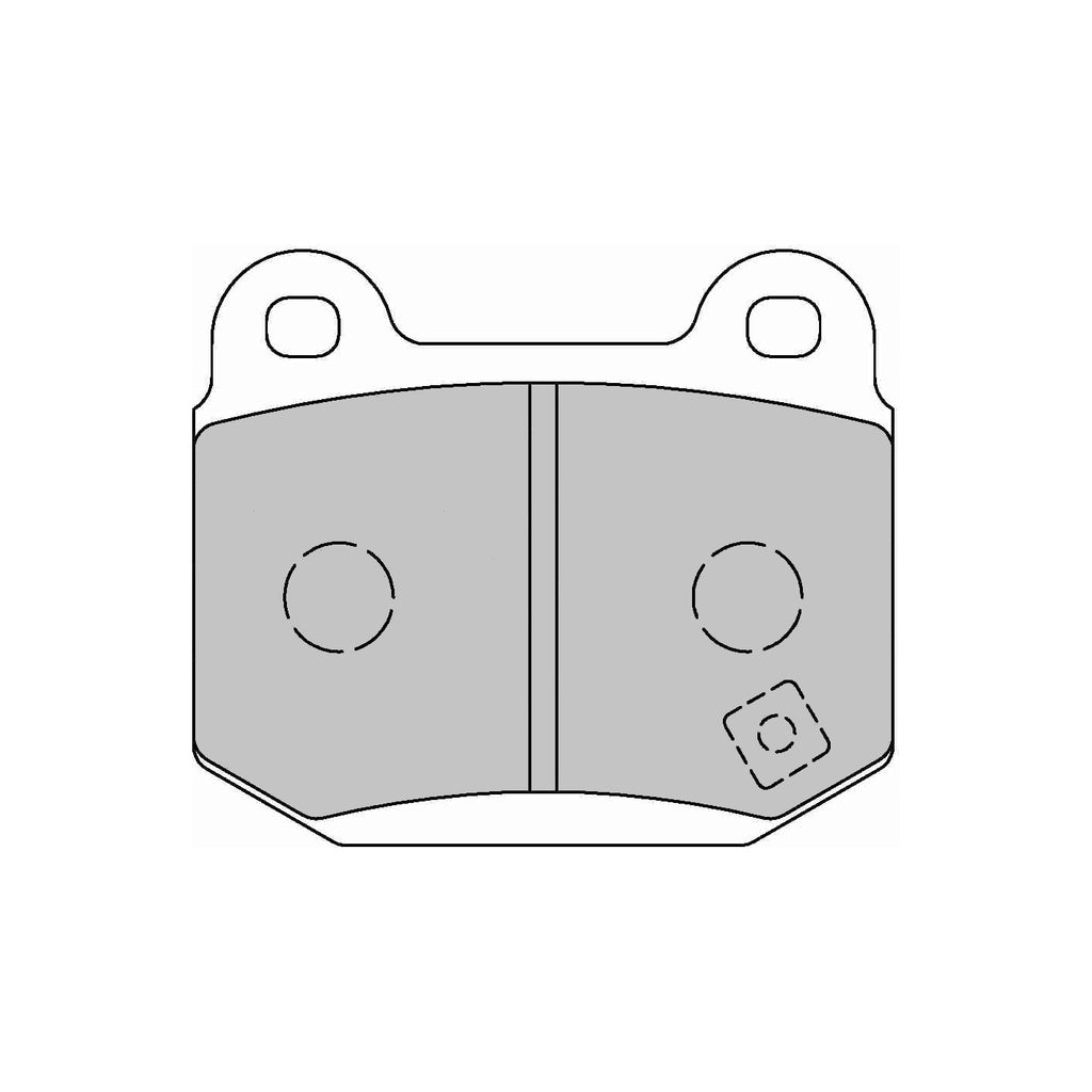 ferodo-fcp1562r_1 Задние тормозные колодки FERODO FCP1562W DS1.11 для SUBARU WRX STI (GR) / MITSUBISHI EVO 9 / NISSAN 350Z (Z33) — изображение 1