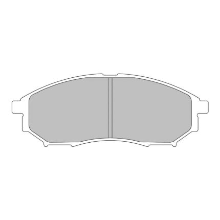 Передние тормозные колодки FERODO FCP1690H DS2500 для INFINITI FX35/FX45/G35/M35/M45/NISSAN 350Z