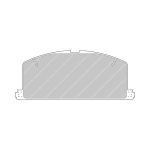 Передние тормозные колодки FERODO FCP308H DS2500 для TOYOTA MR2 1990 г.