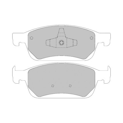 Передние тормозные колодки FERODO FCP4416H DS2500 для FORD Focus ST (Mk3)