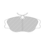 Передние тормозные колодки FERODO FCP565R DS3000 для PEUGEOT 306 GTI/ALFA ROMEO Spider/GTV