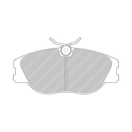 Передние тормозные колодки FERODO FCP565R DS3000 для PEUGEOT 306 GTI/ALFA ROMEO Spider/GTV