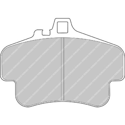 Передние тормозные колодки FERODO FRP3051W DS1.11 для PORSCHE 911 GT3/GT2/Turbo (996)/Cayman (987)