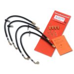 FISCHER PO119-4.1 Комплект тормозных магистралей в стальной оплетке для PORSCHE 911 GT3 / GT3RS (991)