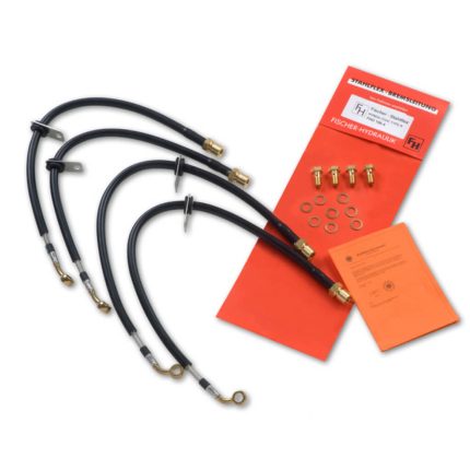 FISCHER PO119-4.1 Комплект тормозных магистралей в стальной оплетке для PORSCHE 911 GT3 / GT3RS (991)