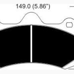 AP RACING CP7040D54-APF404 НАБОР НАКЛАДОК (4)-16,75T