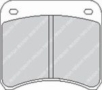 Задние тормозные колодки FERODO FCP342R DS3000 для RENAULT Clio II Super 1600