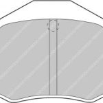Задние тормозные колодки FERODO FDS558 DS Performance для CITROEN Xsara (N1/N2)/PEUGEOT 206/306