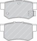 Задние тормозные колодки FERODO FCP956H DS2500 для HONDA Civic 7 Type-R