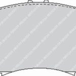 Передние тормозные колодки FERODO FCP776R DS3000 для HONDA Civic V