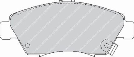Передние тормозные колодки FERODO FCP776R DS3000 для HONDA Civic V