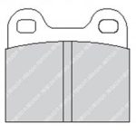 Задние тормозные колодки FERODO FCP3R DS3000 для PORSCHE 904 2.0 Carrera GTS