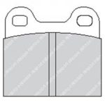 Задние тормозные колодки FERODO FCP3R DS3000 для PORSCHE 904 2.0 Carrera GTS