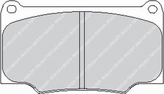 ldhnuJiU_frp1061 Тормозные колодки FERODO FRP1061R DS3000 для суппорта AP Racing CP4296 — изображение 1