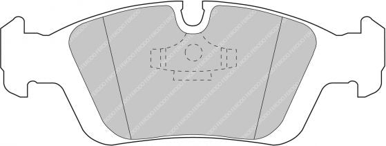 moQw32X3_fds725 Передние тормозные колодки FERODO FDS725 DS Performance для BMW 3 серии (E36) / Z3 (E36) — изображение 1