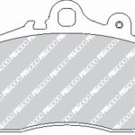 Передние тормозные колодки FERODO FCP1307R DS3000 для PORSCHE Cayman (987) / Boxster (987)