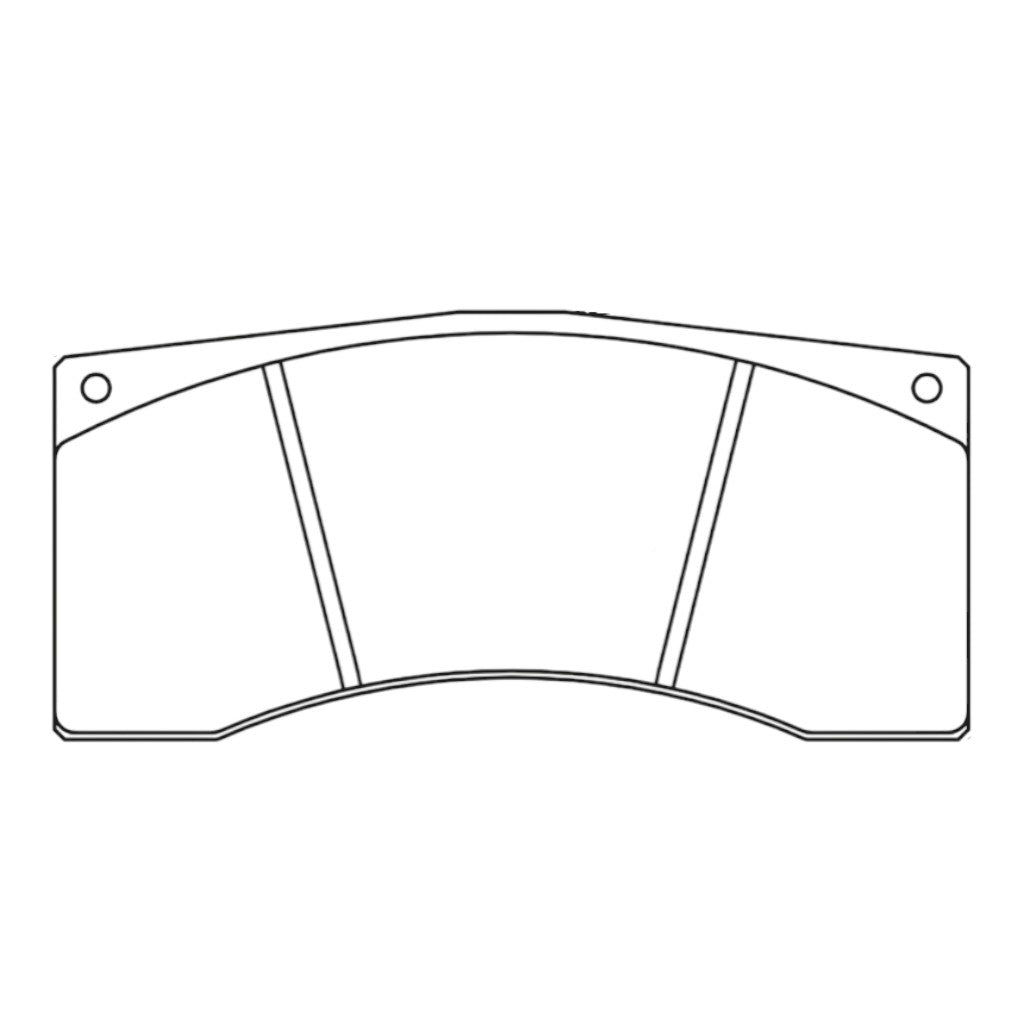 pagid-2704-m2c-rear-brake-pads Задние тормозные колодки PAGID 2704-M2C для BMW M8 GTE/PORSCHE 991.2 GT2 RS Clubsport/TOYOTA GR Supra GT4 — изображение 1