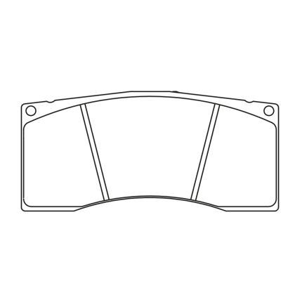 PAGID 4912-RST2E Тормозные колодки RST2E для суппорта Alcon CAR68 (4423)