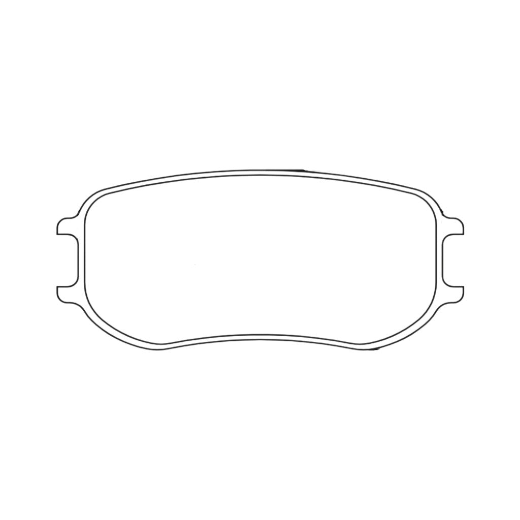 pagid-4929-cup01-rear-brake-pads PAGID 4929-CUP01 Задние тормозные колодки для PORSCHE 991 GT3 Cup / Cayman GT4 Clubsport (тормоза PFC 28/26 мм) — изображение 1
