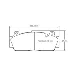PAGID 4934-RSL29 Передние тормозные колодки RSL29 для BMW M2 Competition (F87) / M5 (F10) / M6 (F13) — изображение 2