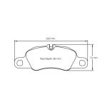 PAGID 8074-RSL29 Колодки передние тормозные RSL29 для PORSCHE Cayman S 981/Bosxter S 981/991 Carrera/992 3.0 Carrera [железные тормоза] — изображение 3