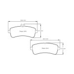 Задние тормозные колодки PAGID 8246-RSL29 для MERCEDES-Benz AMG GT / GT-R / C63 (W205) Iron Brakes — изображение 2