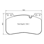 PAGID 8288-RSL29 Передние тормозные колодки RSL29 для BMW M5 (F90) / M8 (G14) — изображение 2