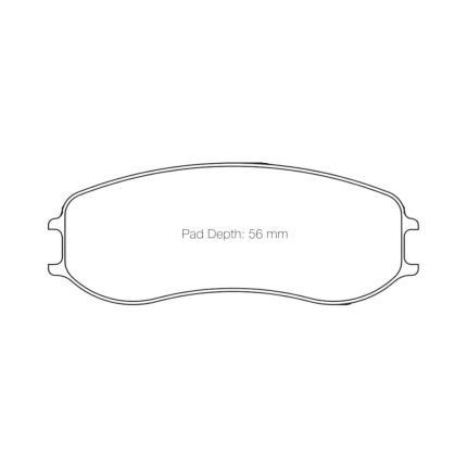 PAGID S4928-CUP01 Передние тормозные колодки для PORSCHE 991 GT3 Cup / Cayman GT4 Clubsport (тормоза PFC 28/26 мм)