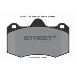PAGID T8000SP2001 Тормозные колодки STREET+ для LOTUS Evora 3.5 / RENAULT Clio II — изображение 2
