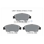 PAGID T8006SP2001 Передние тормозные колодки STREET+ для HONDA Civic (FB/FD/FA) / ACURA RSX Coupe (DC) — изображение 2