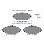 PAGID T8010SP2001 Колодки передние тормозные STREET+ для MERCEDES-BENZ C-Class (W205) / E-Class (W213) — изображение 2