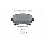 PAGID T8027SP2001 Задние тормозные колодки STREET+ для AUDI A4 (B6, B7) / A6 (C5, C6) / AUDI A8 (D3) / VW TRANSPORTER V — изображение 2