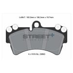 PAGID T8038SP2001 Передние тормозные колодки STREET+ для AUDI Q7 (4LB) / CAYENNE (9PA) / VW TOUAREG — изображение 2