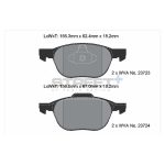PAGID T8041SP2001 Передние тормозные колодки STREET+ для FORD C-MAX/ECOSPORT/FOCUS II-III/MAZDA 3/VOLVO S40 — изображение 2