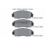 PAGID T8042SP2001 Передние тормозные колодки STREET+ для HONDA ACCORD VIII-IX / HONDA CIVIC VII-IX / ACURA TSX — изображение 2