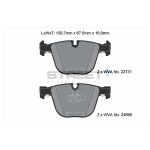 PAGID T8043SP2001 Задние тормозные колодки STREET+ для ALPINA B7 / BMW 5 Gran Turismo (F07) / BMW 7 (F01, F02, F03, F04) — изображение 2