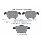 PAGID T8048SP2001 Передние тормозные колодки STREET+ для AUDI A3 (8Px)/AUDI TT (8Jx)/VW GOLF VI — изображение 2